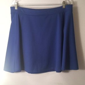 Royal blue skater skirt! Size 1X